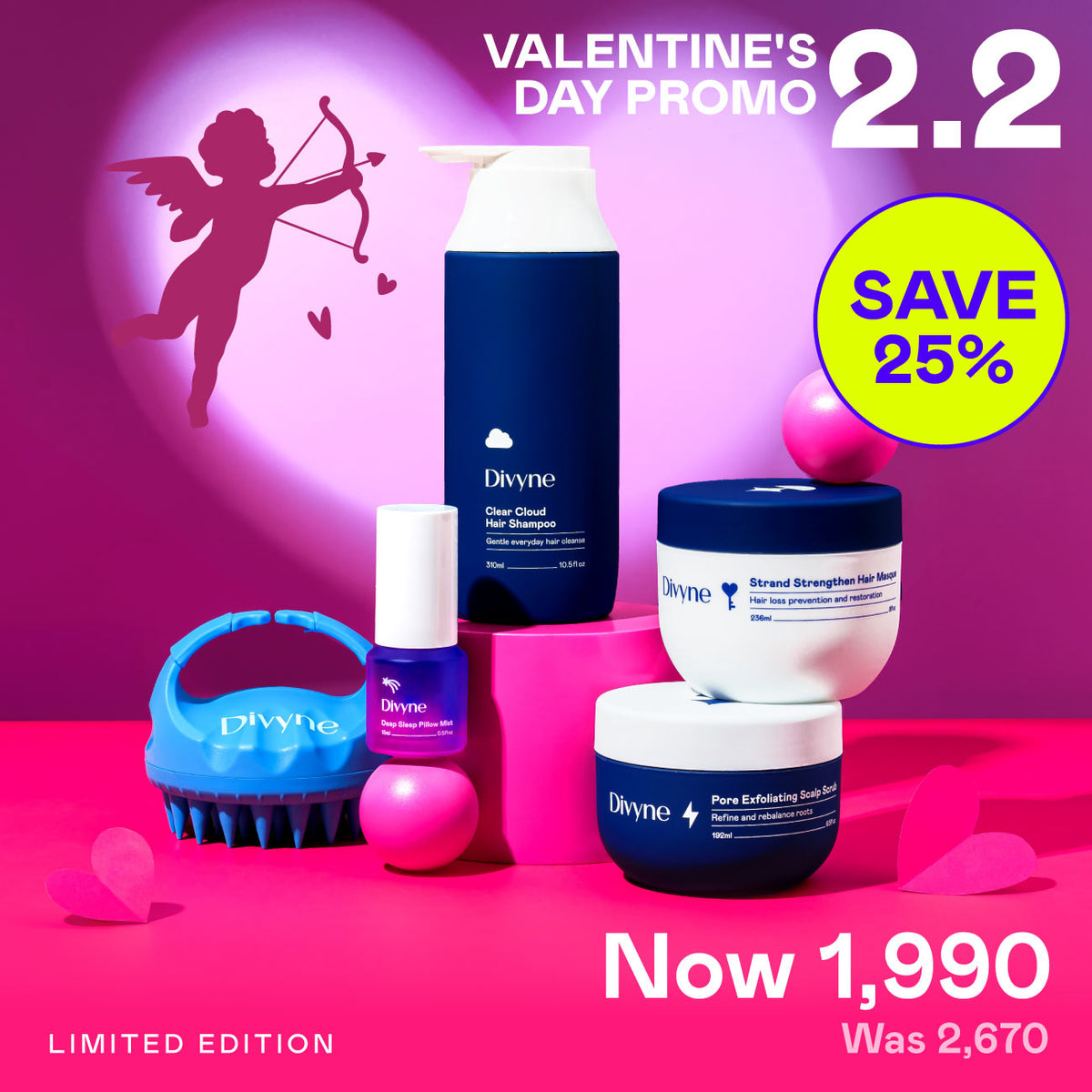 Valentine's Haircare Set